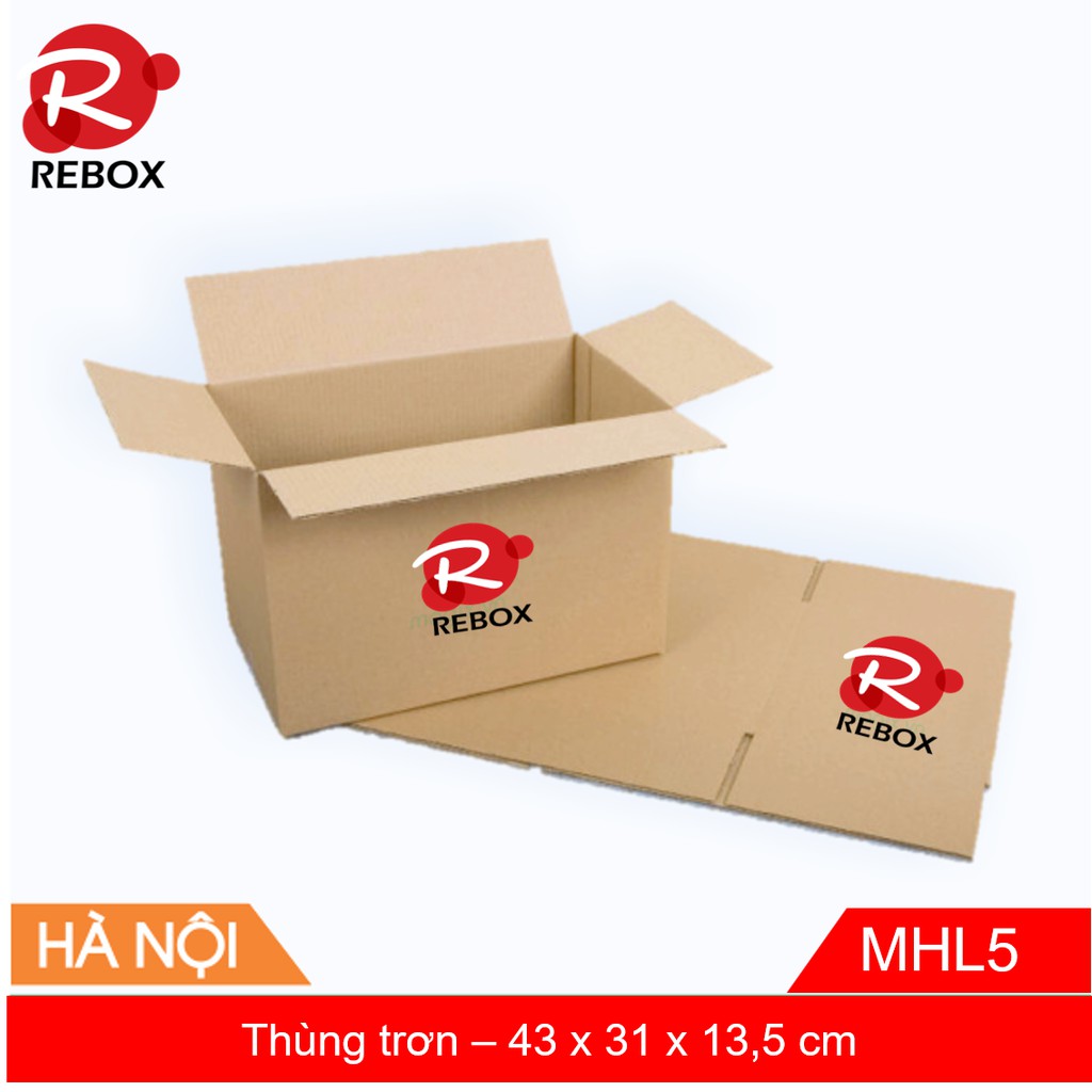 Hộp 43x31x13,5 cm - Combo 20 thùng carton siêu cứng giá xưởng