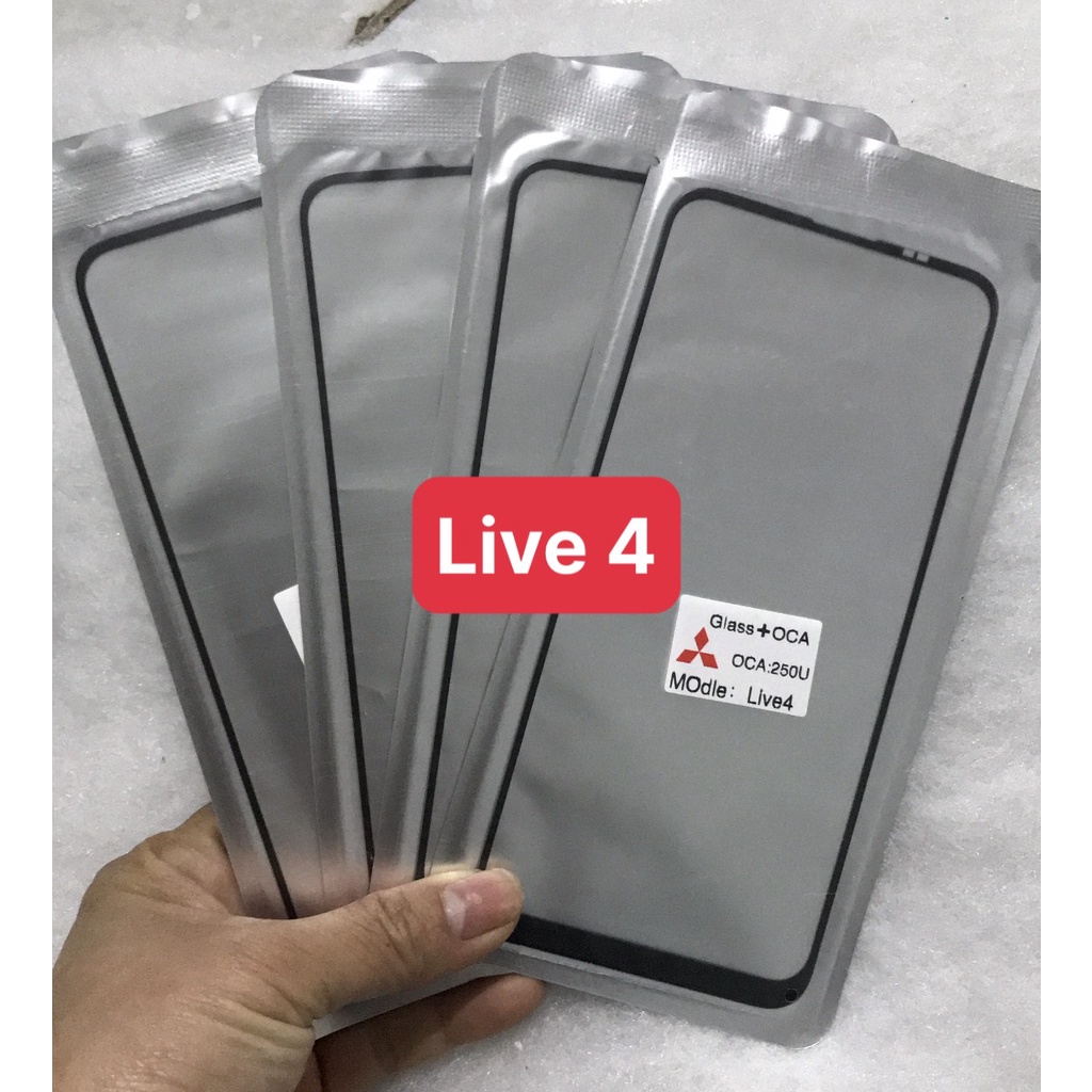 Kính ép Vsmart Live 4 (kính liền keo)