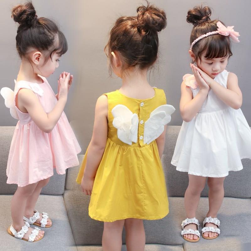 Đầm Công Chúa Thiết Kế Xinh Xắn Cho Bé Gái