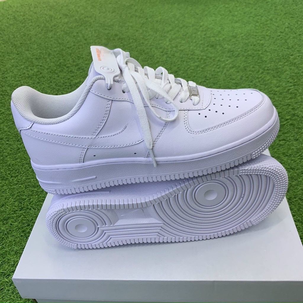 Giày 𝗔𝗙𝟭, Giày 𝗡𝗜𝗞𝗘_Air Force 1 All White THỂ THAO NAM NỮ MÀU TRẮNG WHITEE BASIC QUỐC
