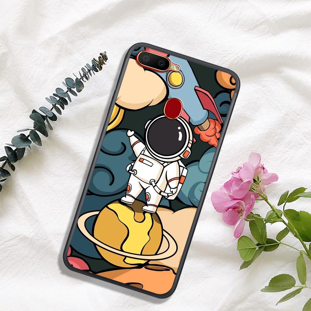 [ SIÊU HOT] ỐP LƯNG OPPO A5S/A7/A12/F9 , IN HÌNH ASTRONAUT TIỂU ĐỘI PHI-HÀNH-GIA, MÀU SẮC CỰC BẮT MẮT