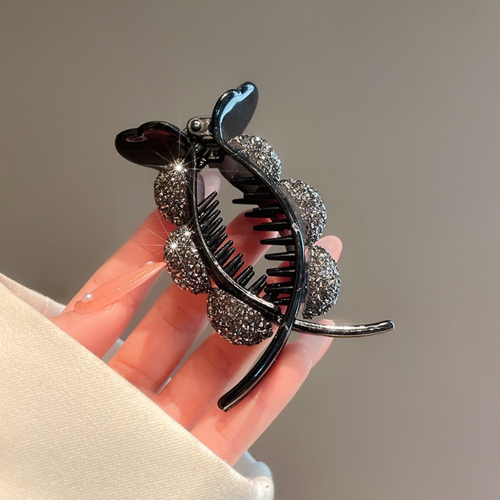 Kẹp Tóc Đính Đá Lấp Lánh Phong Cách Hàn Quốc Sang Trọng Cho Nữ