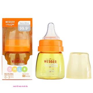 Núm ty Wesser Cổ hẹp size S (0 - 3 tháng)
