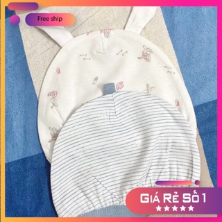 [Mio] Mũ sơ sinh Miomio chất cotton mềm mịn