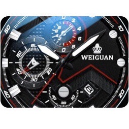 Đồng Hồ Nam WEIGUAN Cao Cấp - Hai Phiên Bản Dây Đeo,Hai Màu Kính Thời Thượng