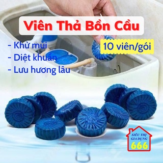 [SIÊU SẠCH] Viên tẩy bồn cầu ♨️ Viên khử mùi bồn cầu nhà vệ sinh toilet diệt khuẩn làm sạch mùi hôi tiện dụng giá rẻ