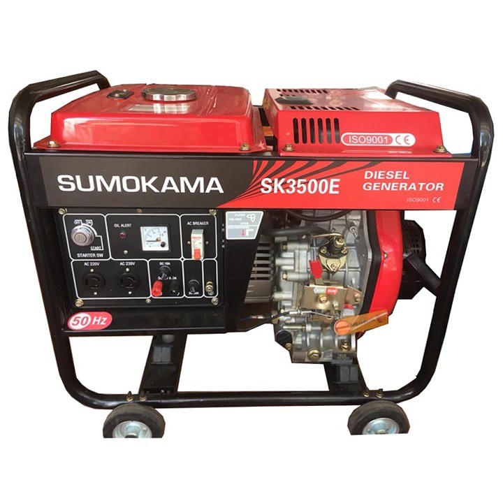 [FREE SHIP] Máy Phát Điện Chạy Dầu 3Kw Sumokama SK3500