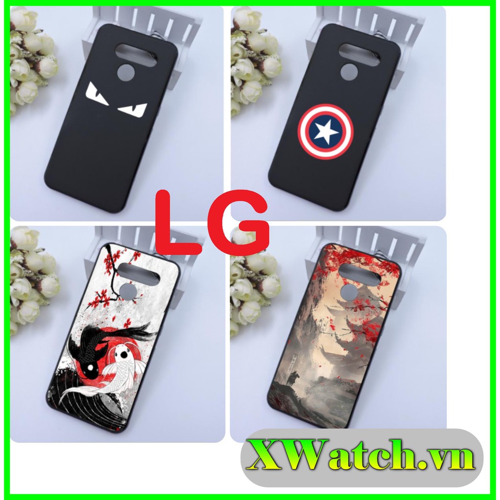 Ốp TPU in hình 3D LG G6 G7 G8 V30 V40 V50 V60 G8x V50s Velvet V20 Q51 chống bám vân tay