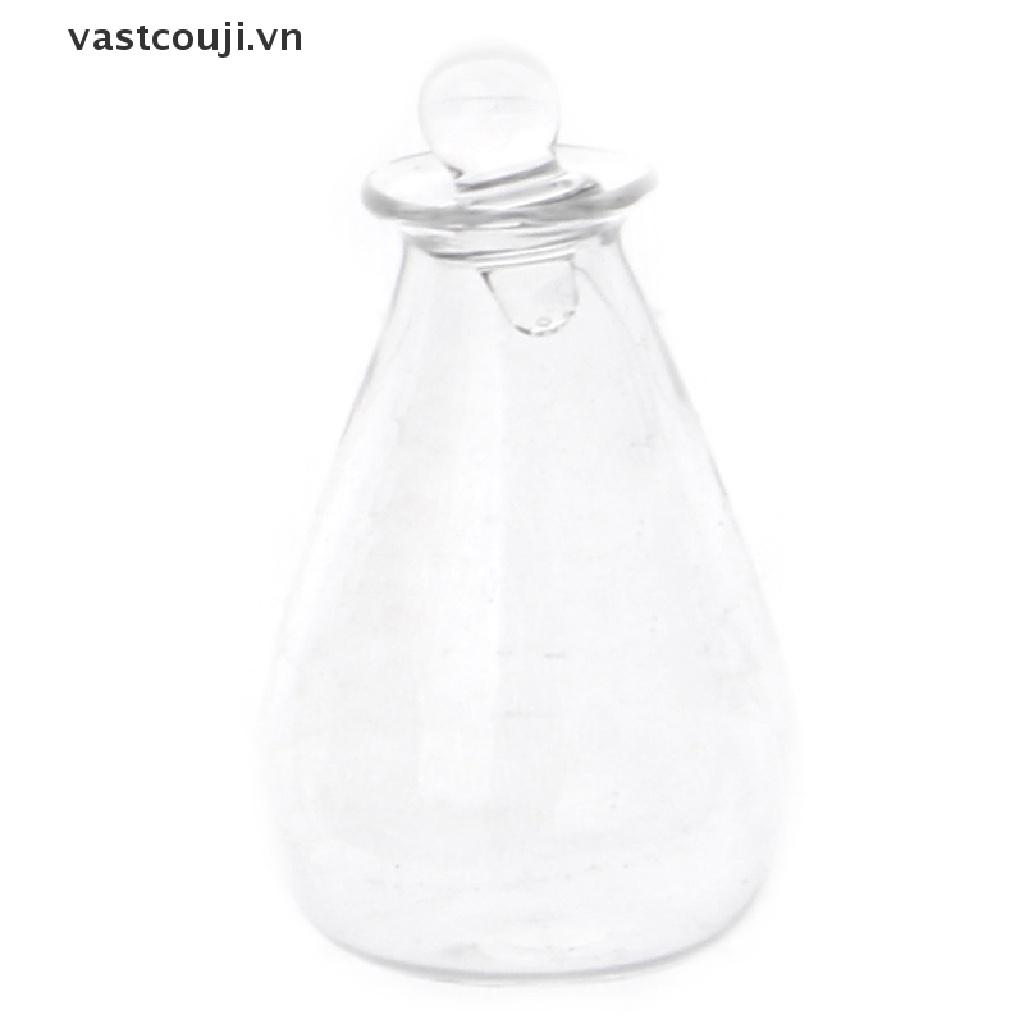 Hũ Thủy Tinh Đựng Kẹo Thu Nhỏ Xinh Trang Trí Nhà Búp Bê Tỉ Lệ 1 / 12