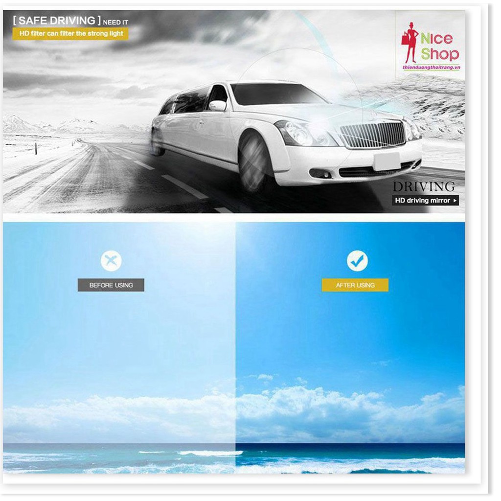 Mắt kính thời trang gọn bản to chống tia cực tím chống chói kiểu dáng hàn quốc - MK0073 - Nice | BigBuy360 - bigbuy360.vn