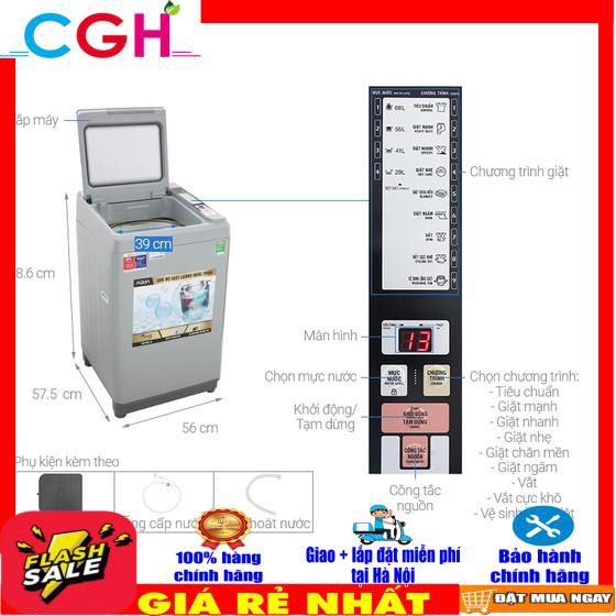 Máy giặt Aqua 9 Kg AQW-S90CT (Miễn phí vận chuyển tại hà nội)