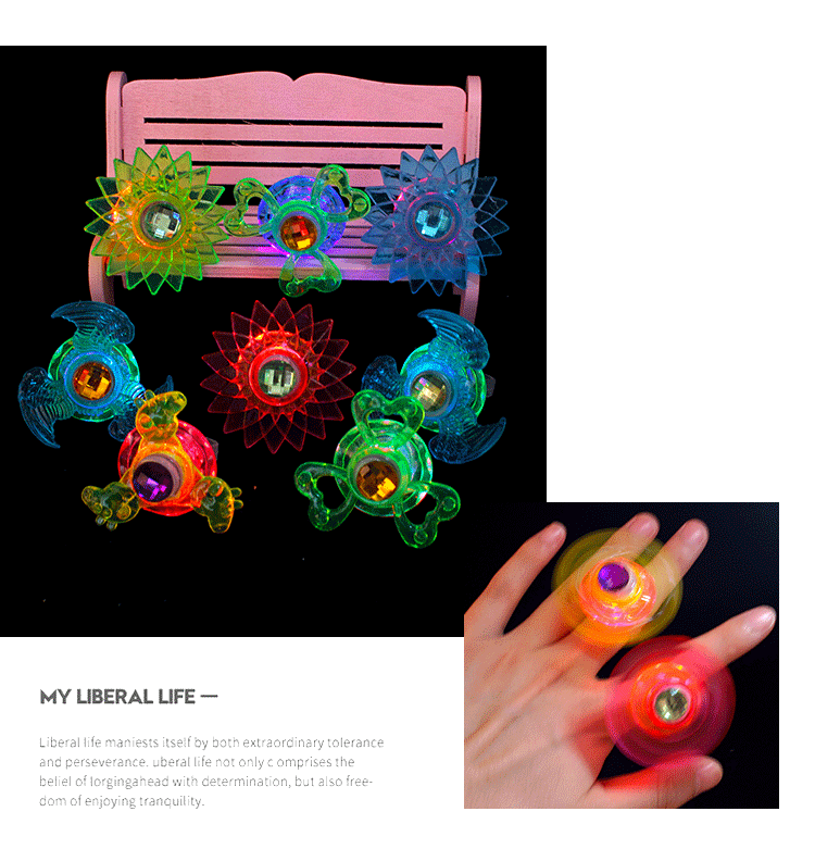 Con Quay Đồ Chơi Spinner Có Đèn Led Cho Trẻ Em