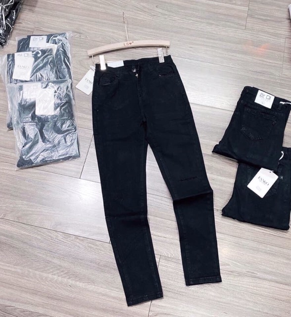 [Free Ship] Quần Jean Skinny Cạp Siêu Cao