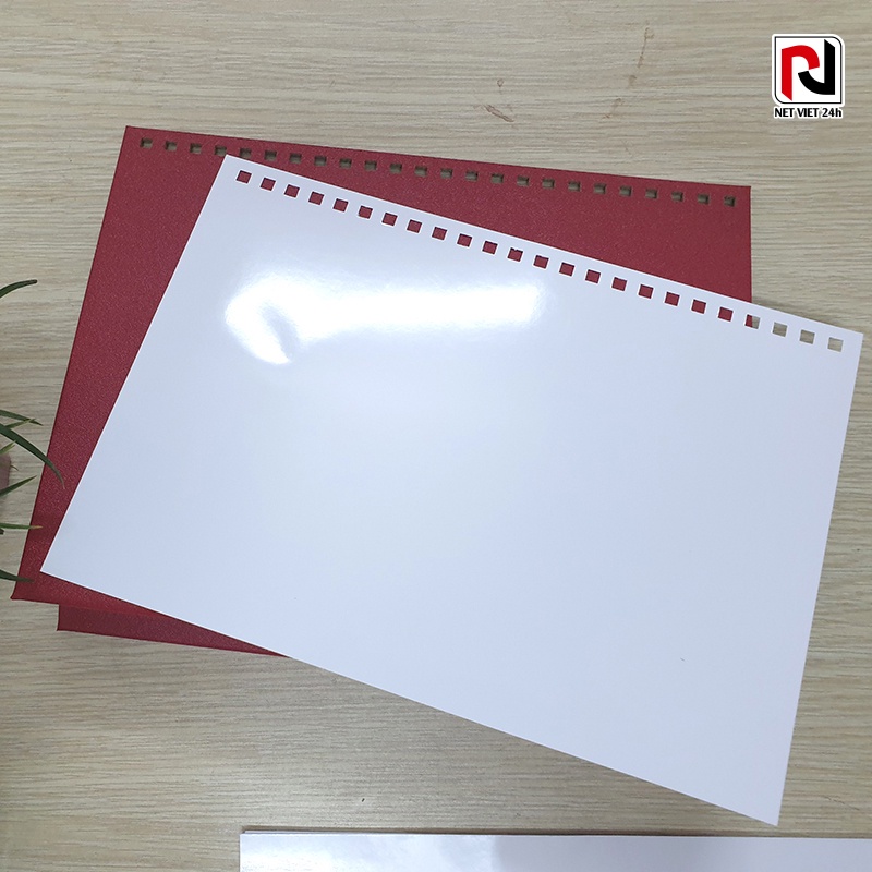 Bộ phôi lịch để bàn  - 14 tờ/ bộ , đế nhiều màu