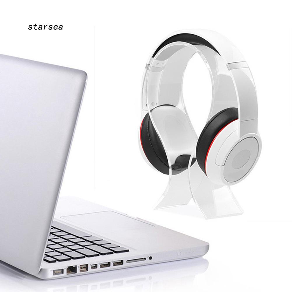 Giá Đỡ Tai Nghe Bằng Acrylic Thiết Kế Cong Dùng Trưng Bày