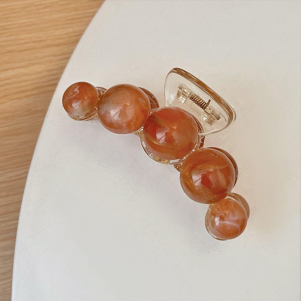 Kẹp Tóc Cá Mập Cỡ Lớn Màu Gradient Kiểu Vintage Dễ Thương Cho Nữ