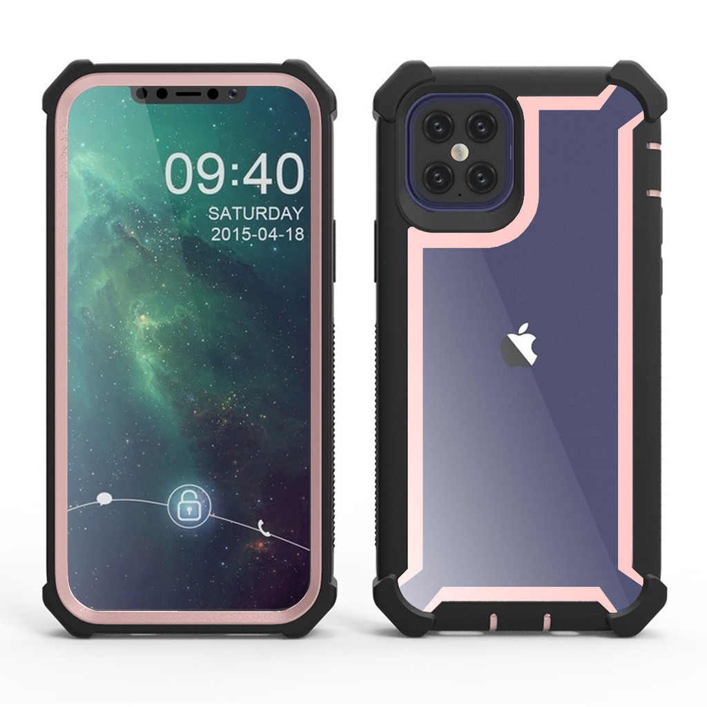 Ốp Lưng Chống Sốc Màu Sắc Tương Phản Cho Iphone 12 Pro Max 11 11pro X Xs Max 7p 8p | BigBuy360 - bigbuy360.vn