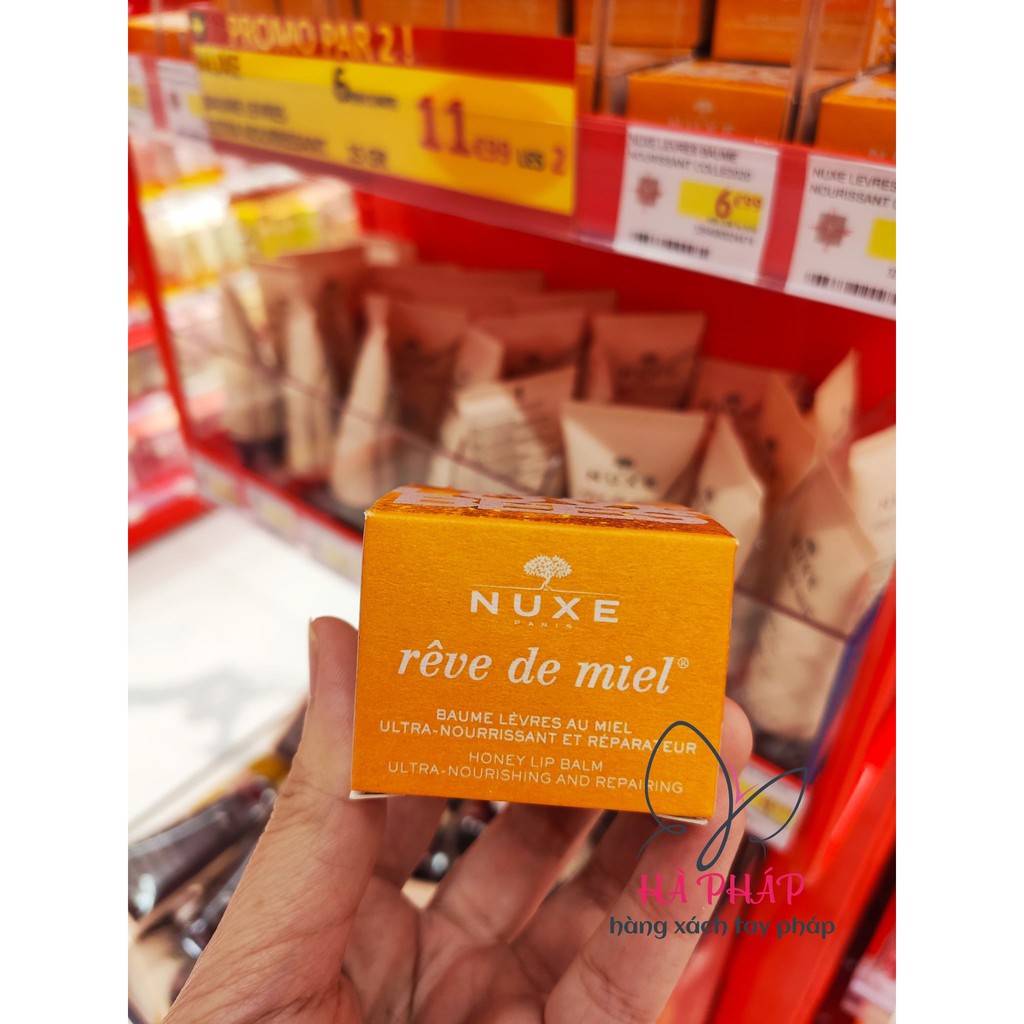 Hũ dưỡng môi Nuxe Rêve De Miel 15g (Pháp)