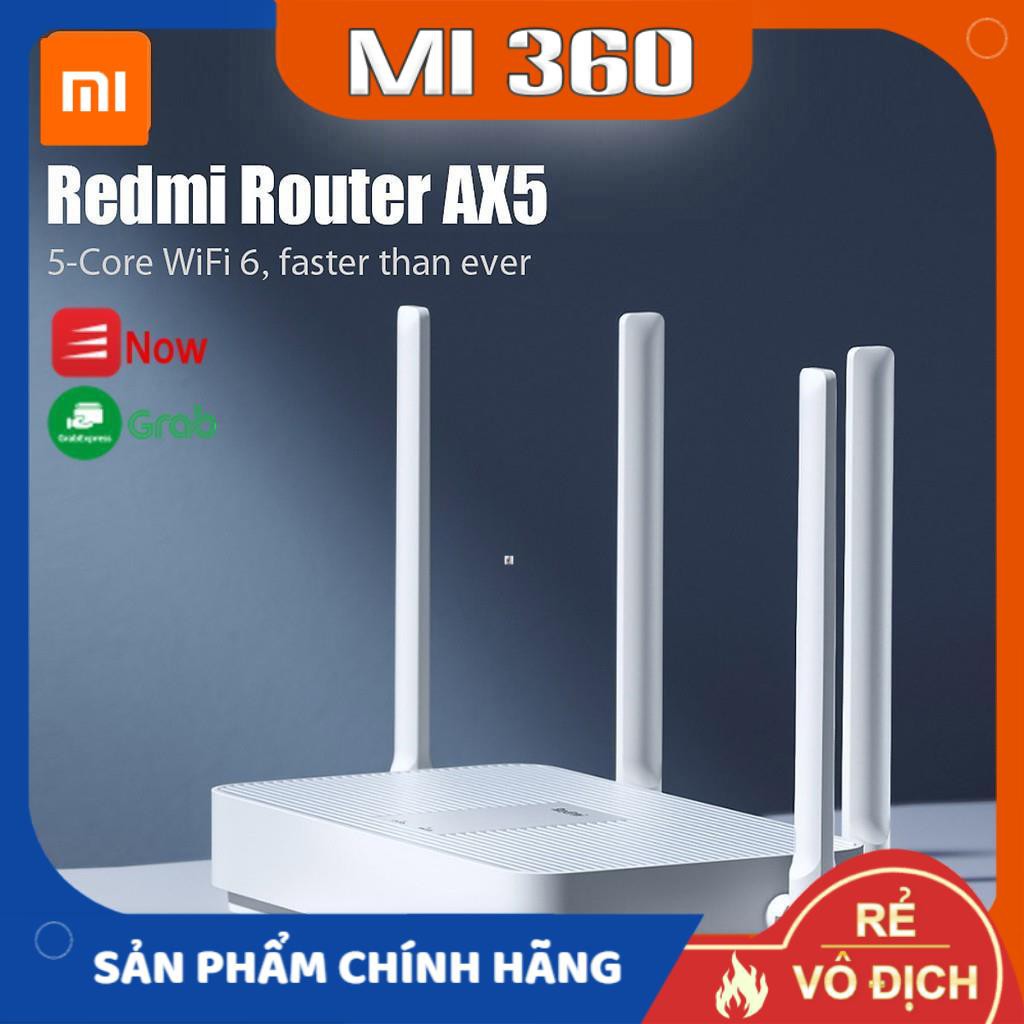 [Mã ELMS4 giảm 7% đơn 500K] Router Wifi 6 Redmi AX5/AX6/ROUTER XIAOMI 4 Pro Chính Hãng | BigBuy360 - bigbuy360.vn