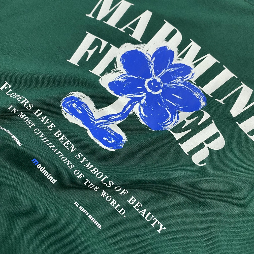 MADMIND® Chính Hãng - Áo Thun Mad Symbol  Cotton Thoáng Mát - Màu Xanh Lý / Đen / Xanh Dương / Xanh Lá Form Rộng Unisex