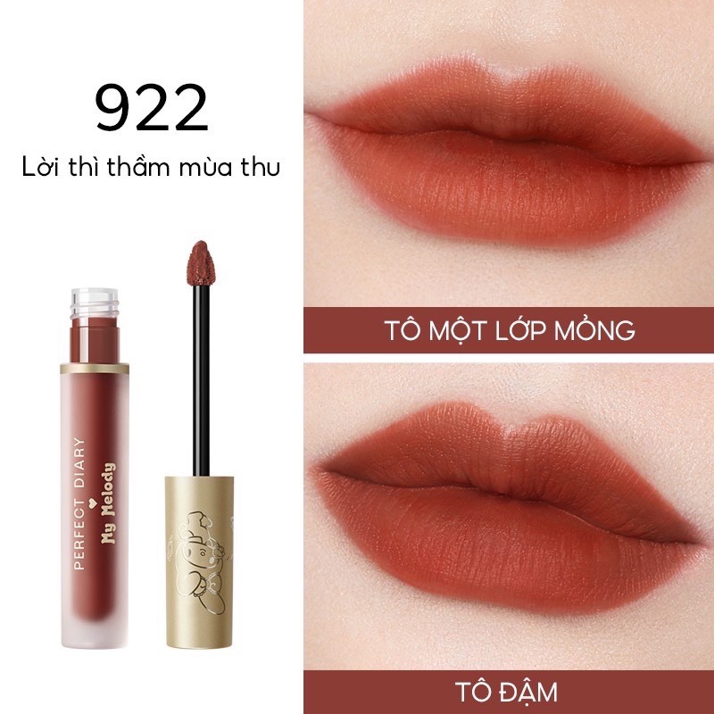 Son Perfect Diary Magicstay Dreammatte Liquid Lipstick My Melody