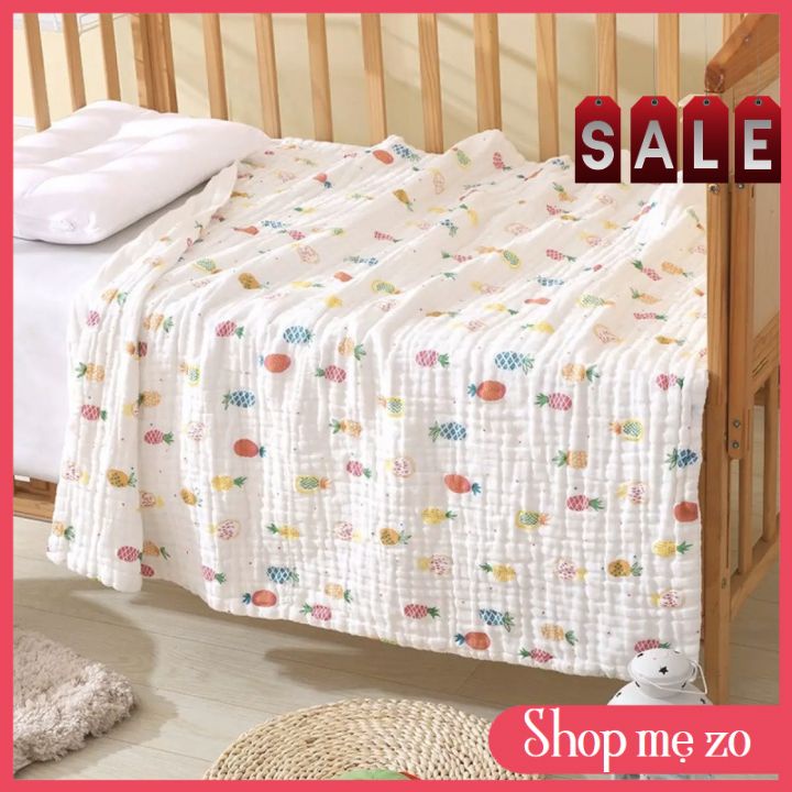 Khăn Xô Nhăn Tắm Cho Bé 6 Lớp Dày Dặn