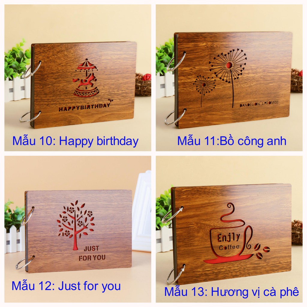 Album ảnh gỗ dán (Tự làm album DIY)