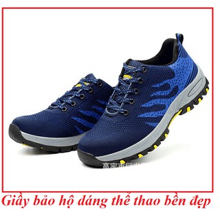 Giầy Bảo Hộ Lao Động Cao Cấp M02 - Chống Trơn Trượt,Đế Giày Lót Thép,Giày Bảo Hộ Lao Động Dáng Thể Thao Trẻ Trung