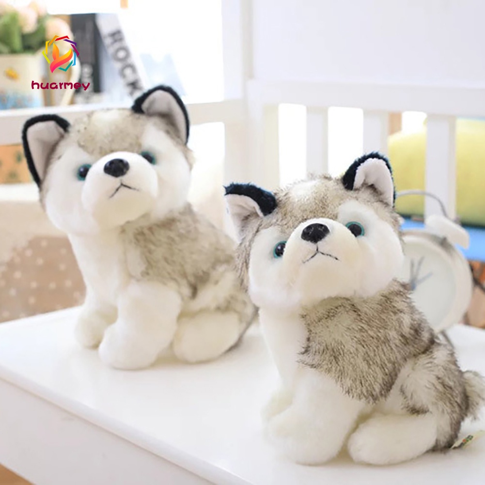 Chó Husky nhồi bông đáng yêu