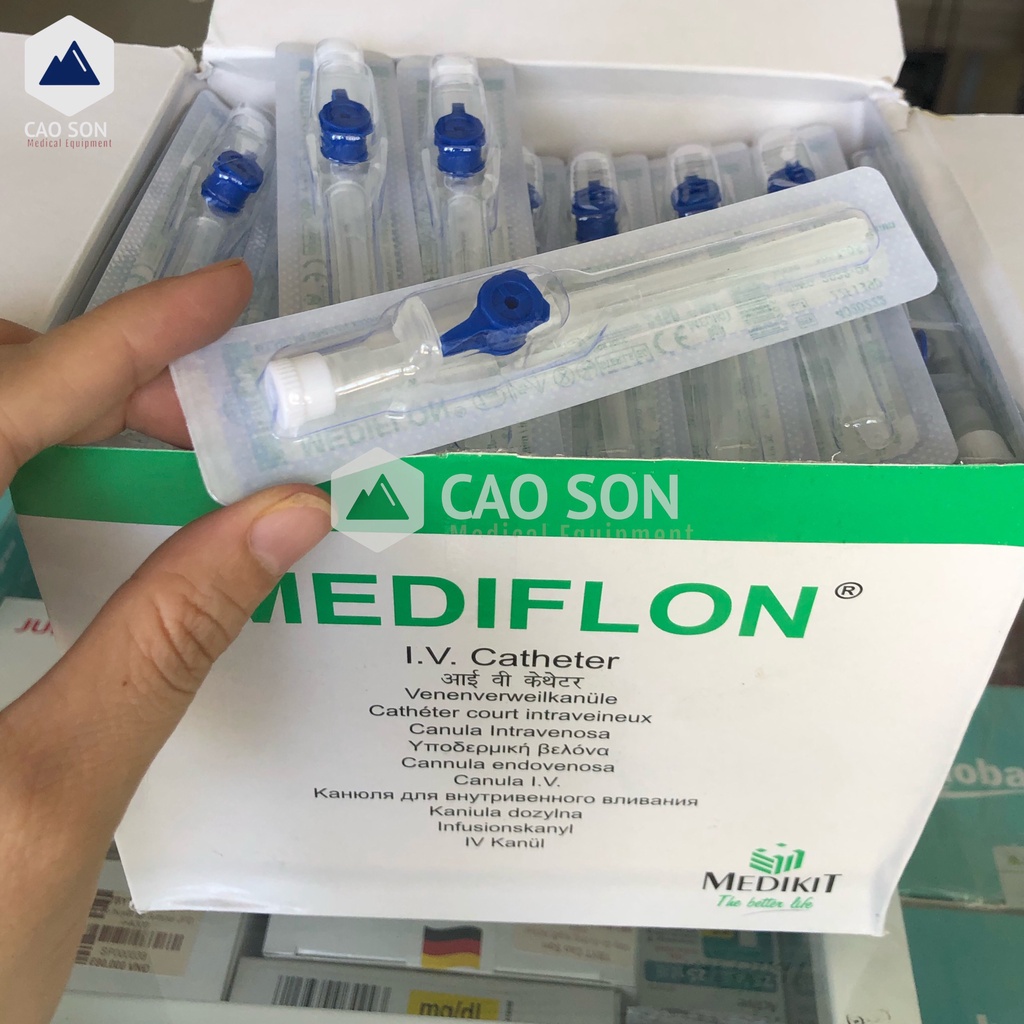 Kim luồn tĩnh mạch size 22, size 24 Mediflon
