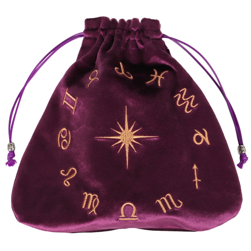 Túi Dây Rút Đựng Bài Tarot Chất Liệu Nhung Nỉ