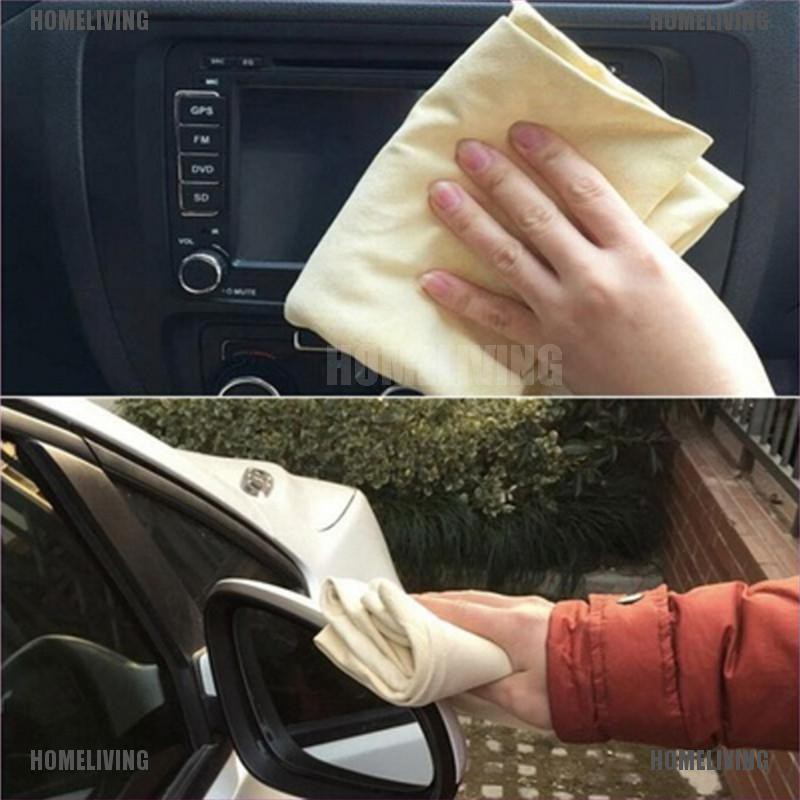 Khăn Da Lộn Lau Xe Hơi Thấm Hút Tốt