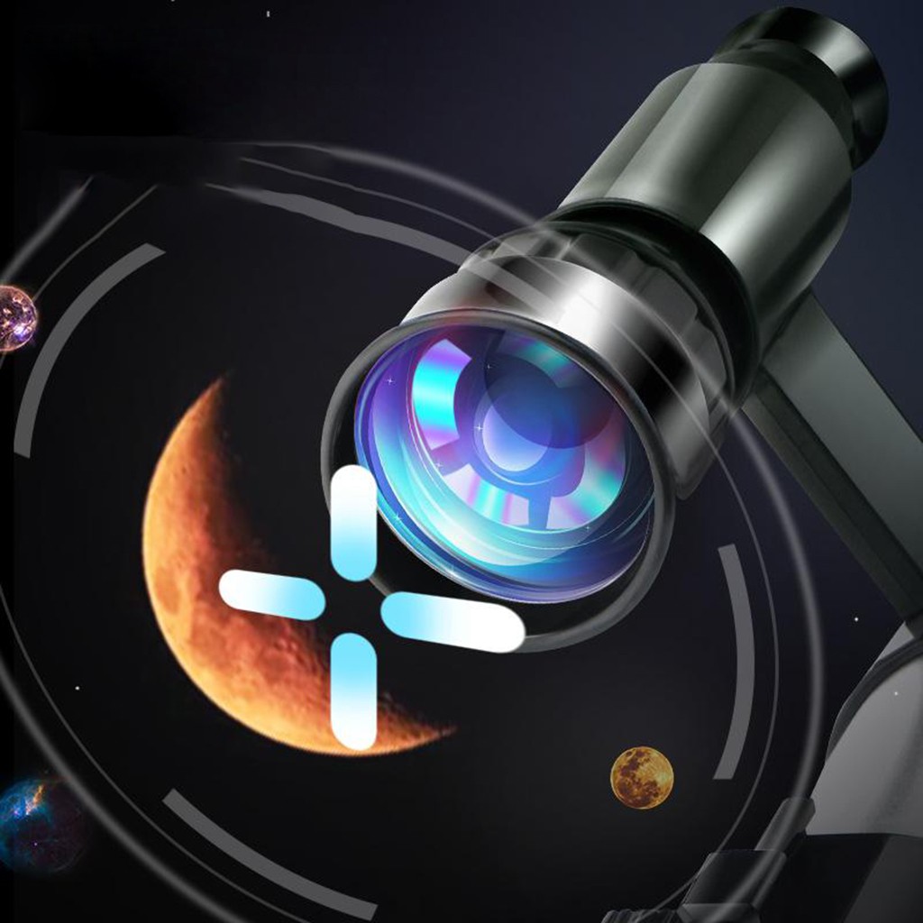 Bộ Kính Thiên Văn 70mm Phản Quang Shiwaki1 Chống Thấm Nước Kèm Chân Tripod Dành Cho Astronomy