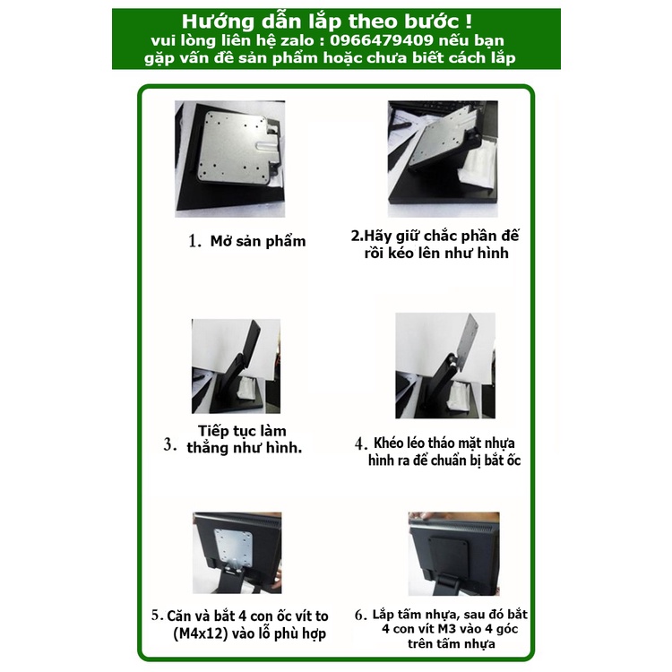 Giá đỡ màn hình để bàn cho máy tính, tivi từ 14 đến 27 inch