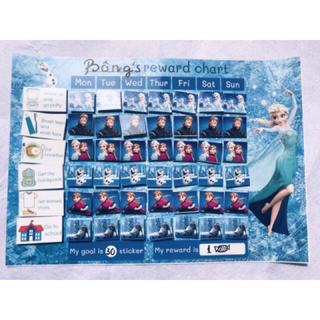 [ Hàng có sẵn ] Bảng thành tích học tập và khen thưởng cho bé