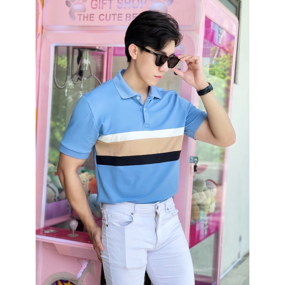 Aó polo cổ bẻ ngắn tay BEMAN-PL3,vải thun cá sấu co giãn,phong cách trẻ trung năng động