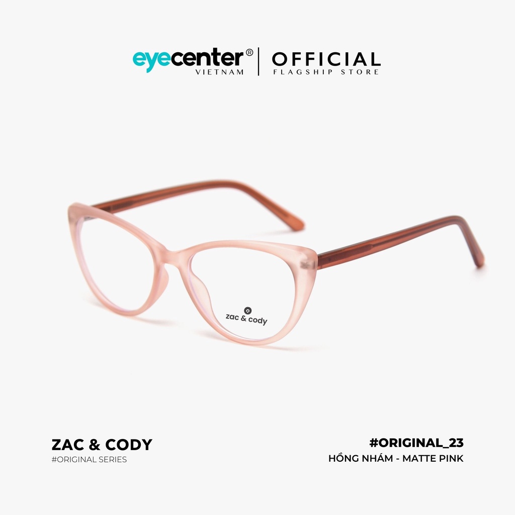 Gọng kính nữ chính hãng Hàn Quốc ZAC & CODY B23S lõi thép chống gãy cao cấp Hàn Quốc nhập khẩu by Eye Center Vietnam