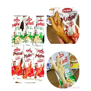 (Giá sỉ) 1 thùng chân gà cay Tứ Xuyên Midass loại TO 160 chiếc bb in 42g, chân gà thơm ngon, Chân gà Midass - Hằng Đại