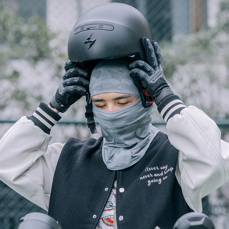 Rockbros Khẩu Trang Chống Nắng Bằng Lụa Mát Dùng Đi Xe Máy Dành Cho Nam Và Nữ