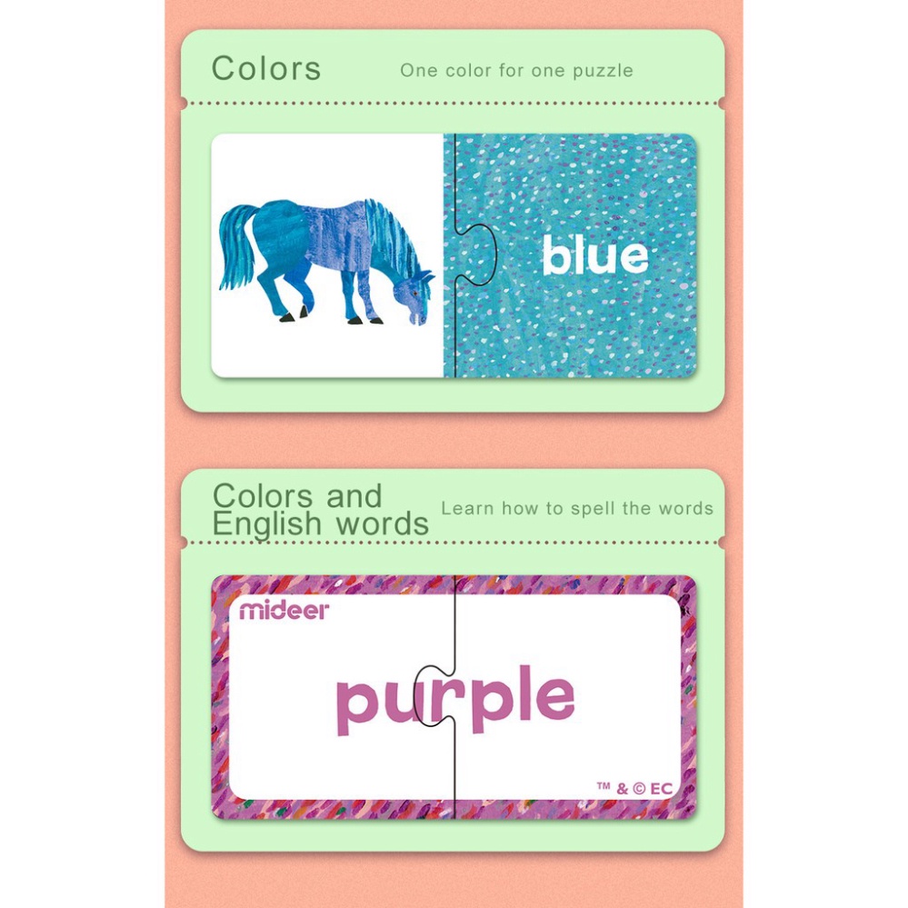Bộ Đồ Chơi Xếp Hình Màu Sắc Mideer Color Match Puzzle Đồ Chơi Ghép Hình Giáo Dục Thông Minh Cho Bé 2+ Tuổi - CleverKids