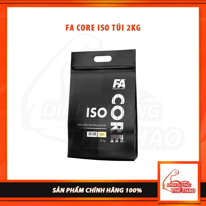 [GIÁ TỐT NHẨT] FA CORE ISO TÚI 2KG | Sữa Dinh Dưỡng Bổ Sung Protein Chất Lượng Cao Giúp Tăng Cơ Bắp