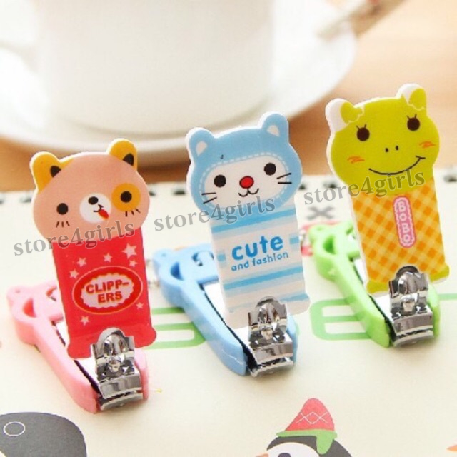 Bấm móng tay họa tiết cute, dụng cụ cắt móng tay hoạt hình, làm móc khóa an toàn tiện dụng Store4girls