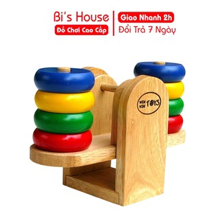 Cân bập bênh- đồ chơi gỗ cao cấp Bi's House