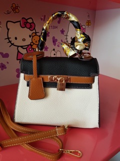 Túi HM kelly size 20 kèm khăn