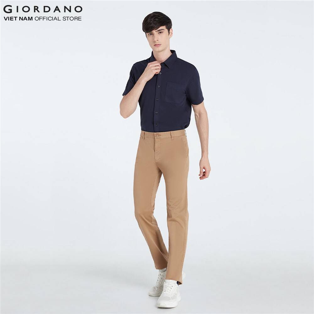 Áo Sơ Mi Ngắn Tay Nam Giordano 01041205