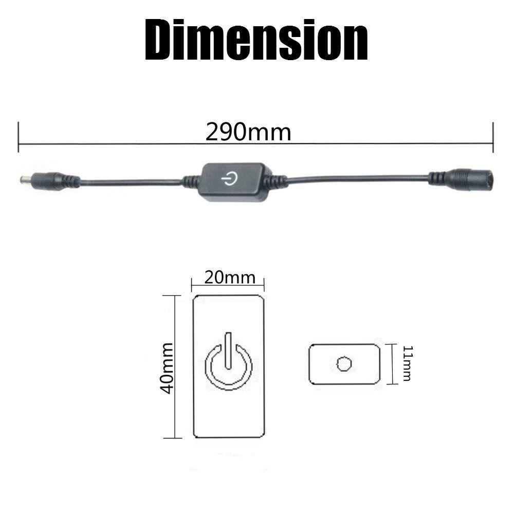 Bộ 2 Đèn Led Điều Chỉnh Độ Sáng DC12V-24V