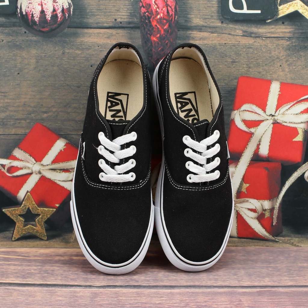 Giày van classic thời trang Nữ Màu đen trắng.