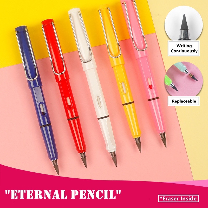 Bút chì vĩnh cửu công nghệ cao siêu bền đẹp nét bút mịn(có kèm tẩy trong bút)