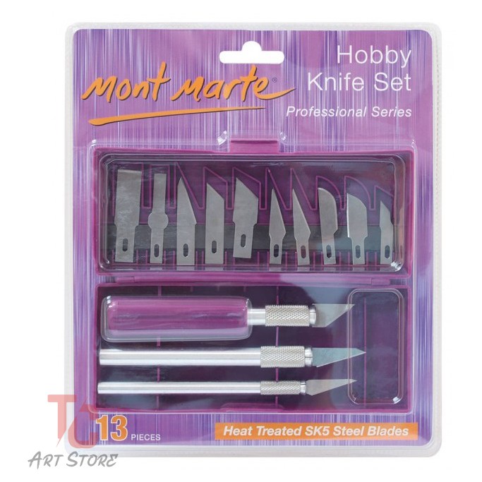 Bộ dao cắt Mont Marte Hobby Knife Set ( Dao cắt mỹ thuật )