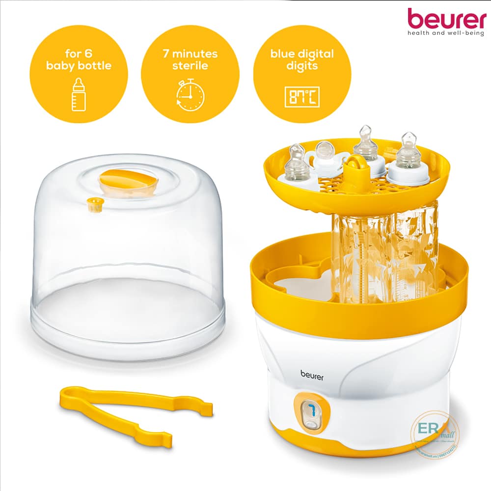 Máy tiệt trùng bình sữa Beurer BY76 - Hàng chính hãng